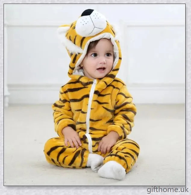 Premium flannel cotton baby rompers in various sizes for autumn and winter warmth and comfort