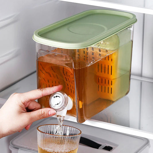 Premium British-Made Home Refrigerator Water Cooler with Tap, featuring a sleek and contemporary design for modern kitchens.