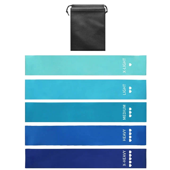 Premium multi-level resistance bands for full-body workouts, fitness, yoga, Pilates, and strength training in the UK
