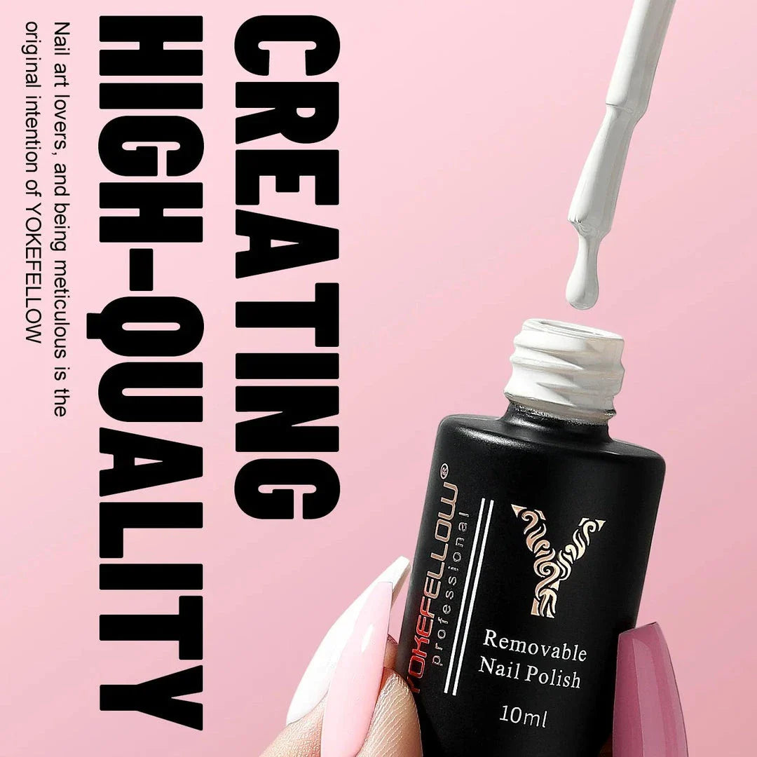 Dazzling 9D cat magnetic gel nail polish in a white shade, creating a captivating, shifting sparkle effect for elegant autumn nails