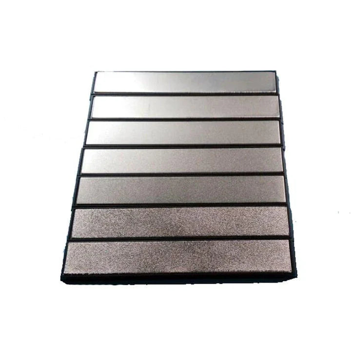 Premium diamond whetstone knife sharpener with assorted grit sizes for restoring razor-sharp edges on kitchen knives