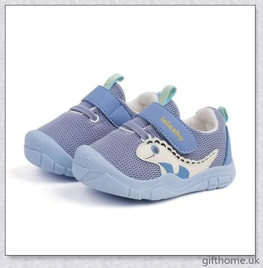 Soft, comfortable toddler shoes in cartoon designs for active play and adventures