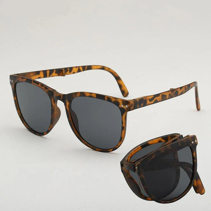 Elegant and foldable sunglasses with UV400 protection, perfect for British women's everyday style