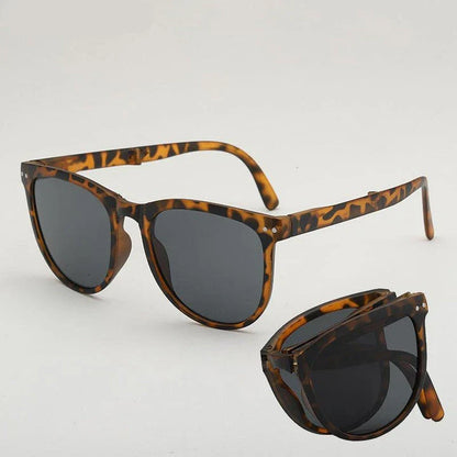 Elegant and foldable sunglasses with UV400 protection, perfect for British women's everyday style