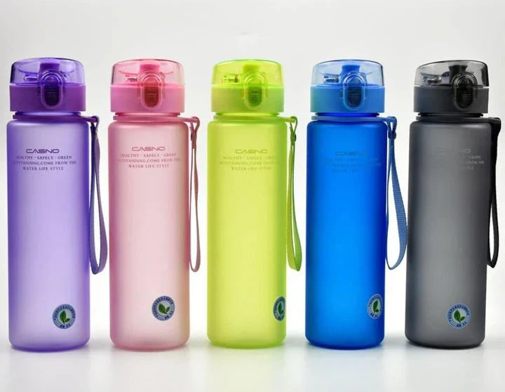 Premium BPA-free water bottle with leak-proof lid and thermal insulation to keep drinks hot or cold on-the-go