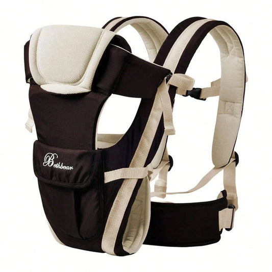 Premium baby carrier backpack with four carrying positions, adjustable straps, and ergonomic support for hands-free parenting