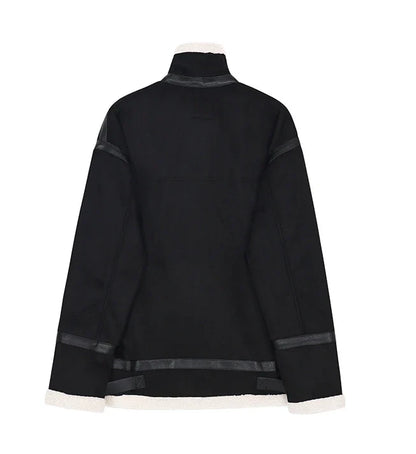 Premium casual lambswool jacket for stylish British gentlemen, featuring a zip-up design, timeless solid colour, and durable construction.