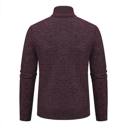Premium slim-fit jacket with stand collar in a range of classic colours, made from high-quality chenille fabric for exceptional warmth and comfort.