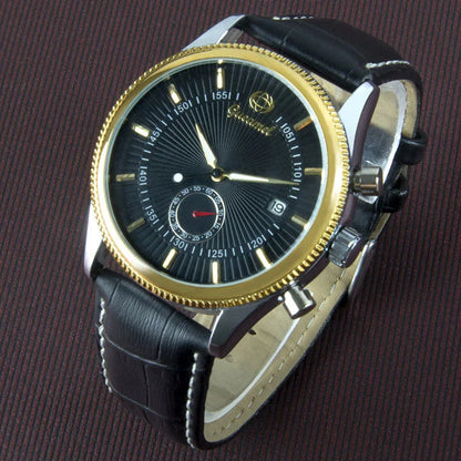 Premium British-made steel-belt business watch with a classic, elegant design