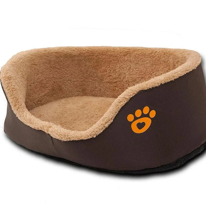 Premium Paw Print Dog Bed with plush cushioning and stylish design for ultimate comfort and relaxation for your canine companion