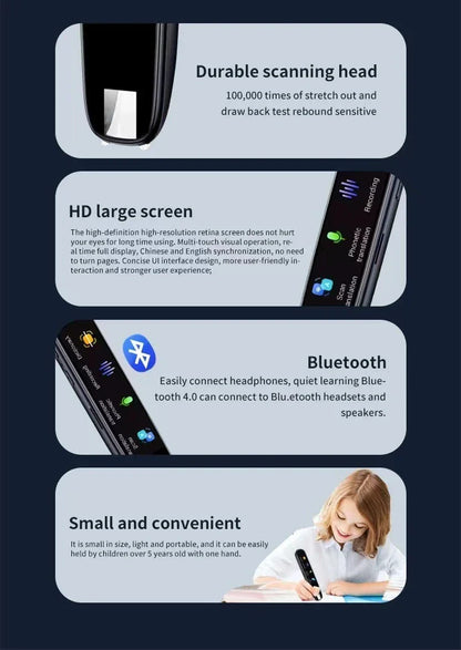Premium Multilingual Translation Pen with advanced language translation capabilities for global travellers