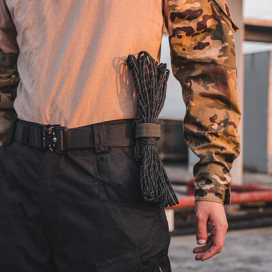 Versatile Nylon Gloves Holder with swivel buckle for hands-free outdoor utility