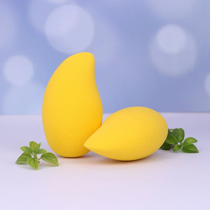 Premium Mango-Shaped Makeup Sponge for Seamless Blending and Flawless Makeup Application