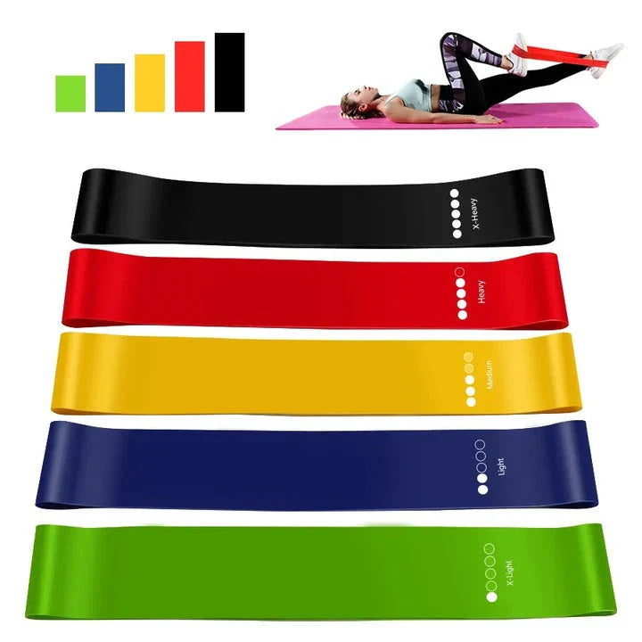Premium multi-level resistance bands for full-body workouts, fitness, yoga, Pilates, and strength training in the UK
