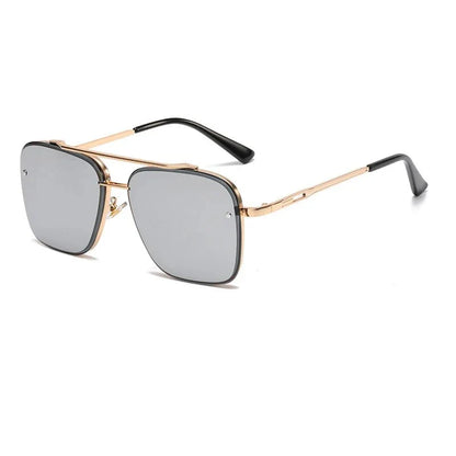 Sophisticated gradient pilot sunglasses with durable alloy frame and UV400 protected lenses for stylish British men