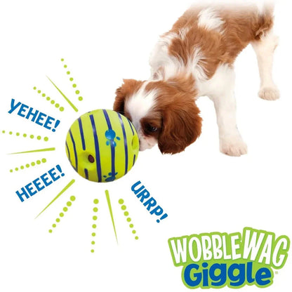 Giggle and Glow Dog Toy: An interactive playtime companion that captivates dogs with playful sounds and glow-in-the-dark features
