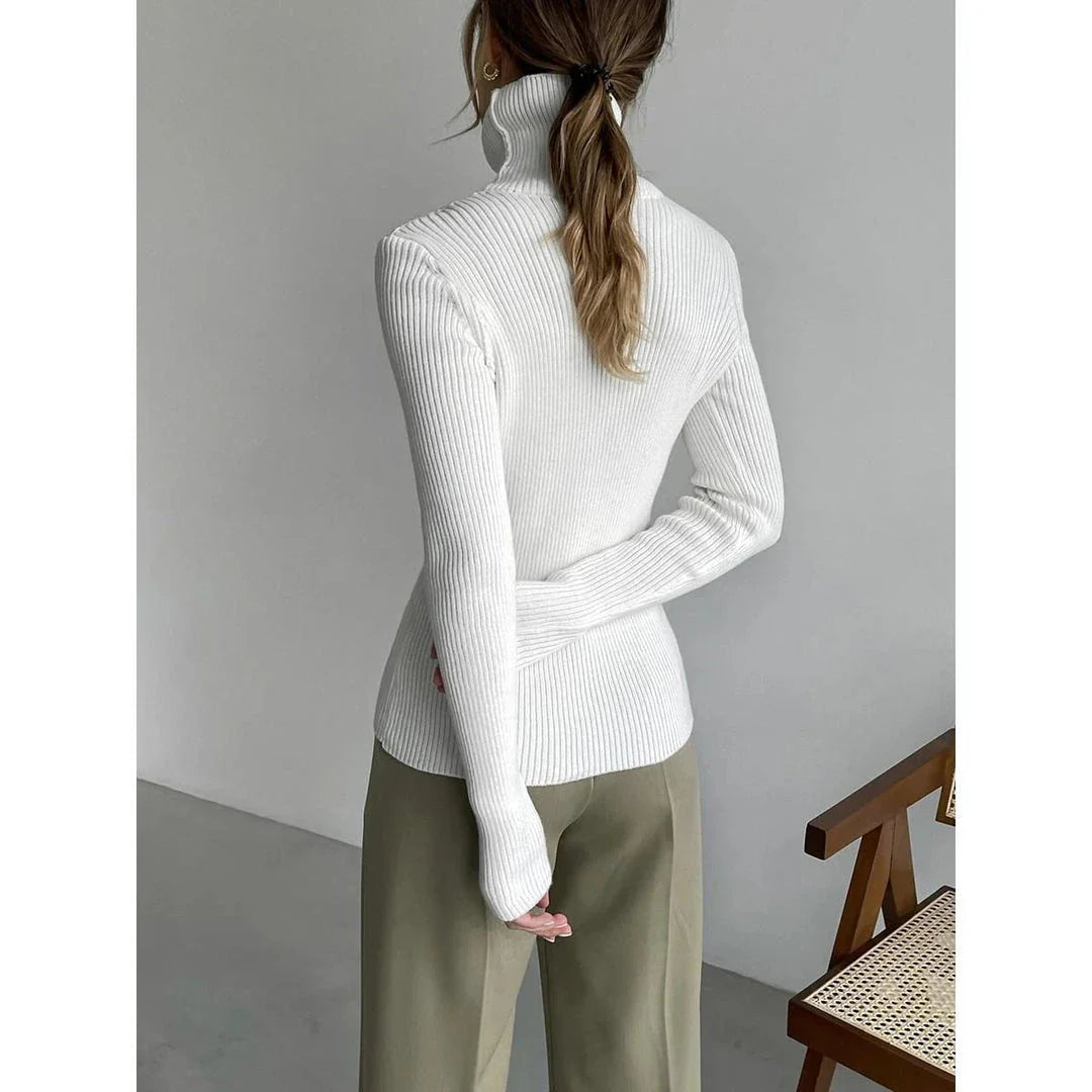 Cosy Autumn & Winter Turtleneck Jumper for Ladies in various colours