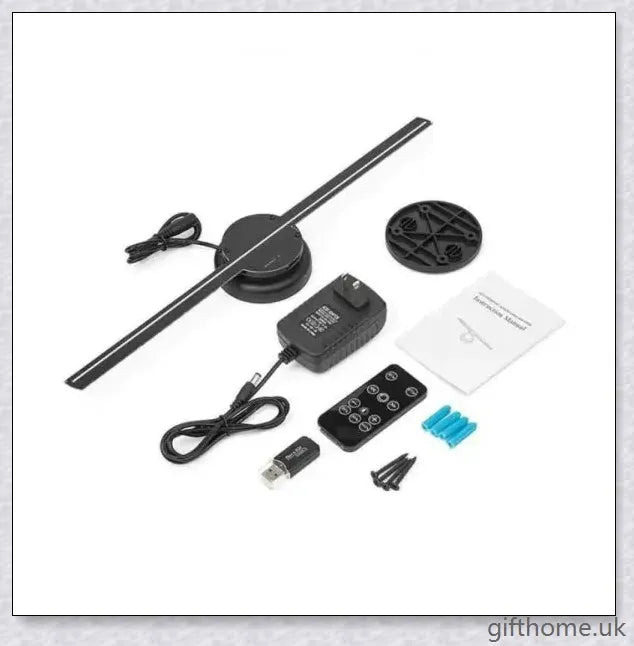 3D Holographic Projector with Wireless Connectivity, Displaying Captivating 640P Visuals