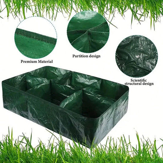 Versatile 6-Pocket Garden Planter for growing a variety of plants in small outdoor spaces