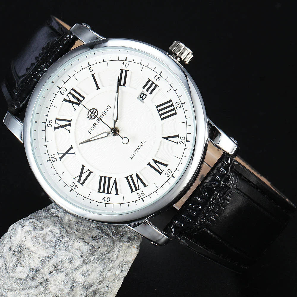 Premium mechanical wristwatch with a sleek, classic British design and durable construction