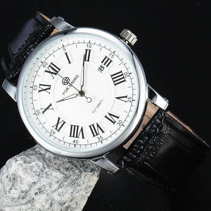 Premium mechanical wristwatch with a sleek, classic British design and durable construction