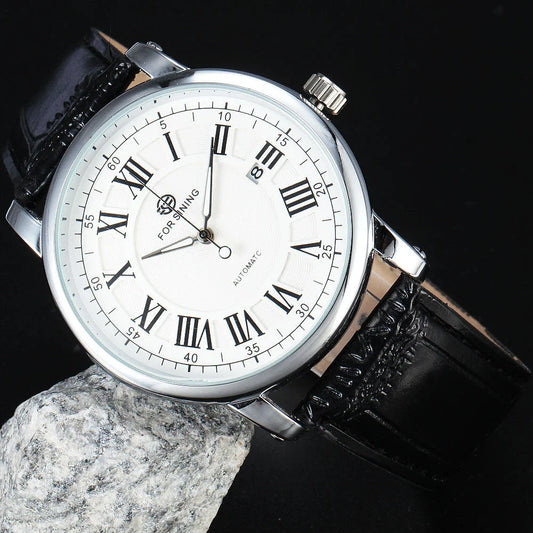 Premium mechanical wristwatch with a sleek, classic British design and durable construction