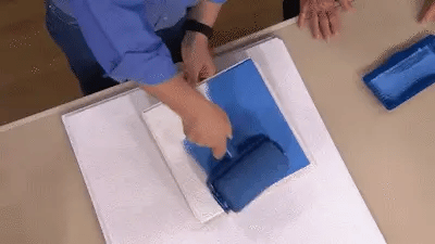 Premium Paint Roller Kit with large paint chamber, micro-fibre roller, and precision edging tools for a flawless painting job
