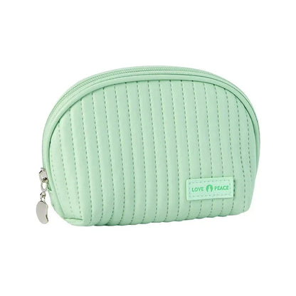 Compact Shell Cosmetic Bag for Women - A stylish and functional makeup pouch for the modern British woman