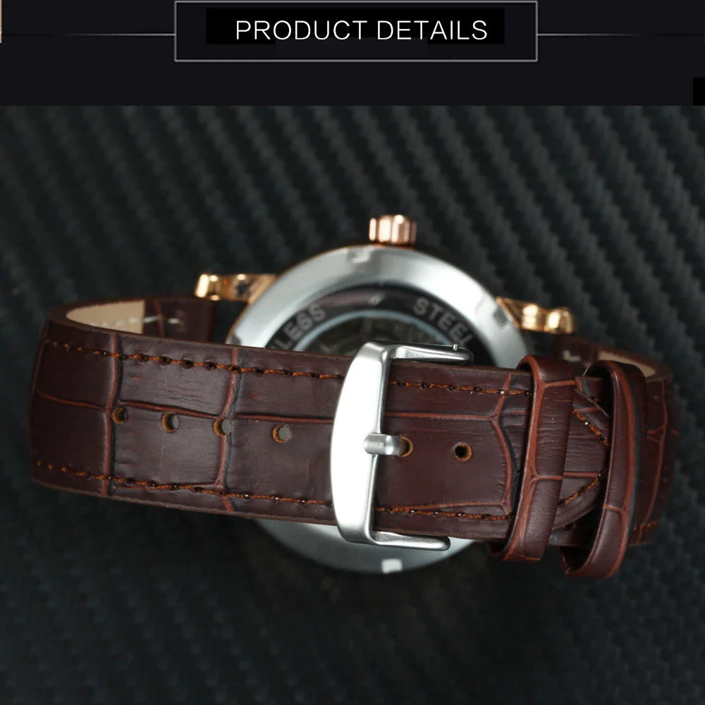 Premium mechanical wristwatch with a sleek, classic British design and durable construction