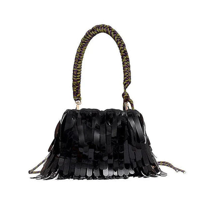 Premium PU leather shoulder messenger bag in a trendy jelly-like finish and vibrant hit-of-colour design