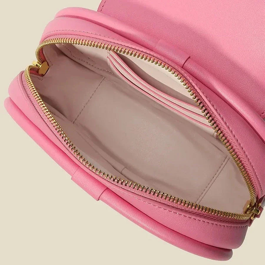 Premium genuine leather macaron-inspired handbag in a range of fashionable colours