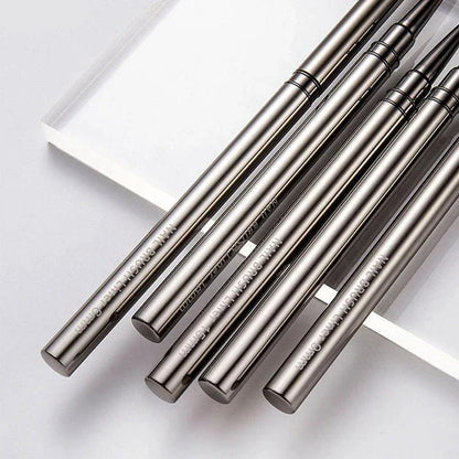 Premium metal nail art brushes in various sizes for intricate designs and patterns