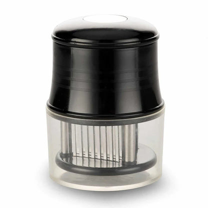 Premium manual eco-friendly stainless steel meat tenderizer for tenderising and softening tough cuts of meat