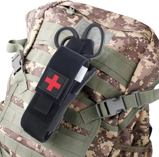 Durable aluminium tactical tourniquet with nylon webbing designed for emergency response and outdoor safety