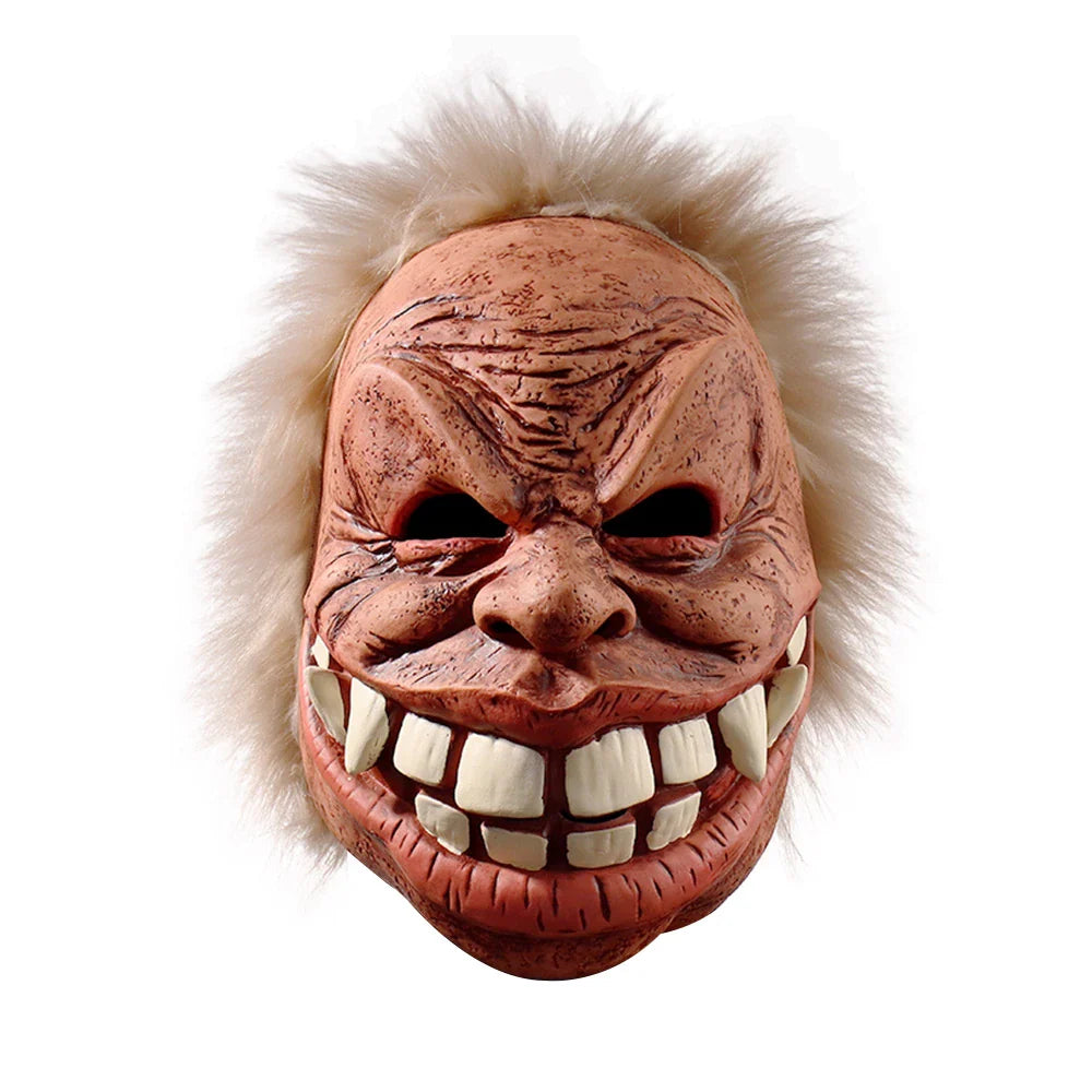 Premium Amusing Buckteeth Old Man Costume Mask - Realistic, exaggerated features for maximum hilarity
