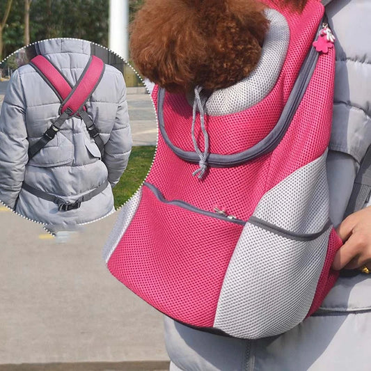 Premium Breathable Pet Backpack with Adjustable Straps and Multiple Storage Compartments for Outdoor Adventures