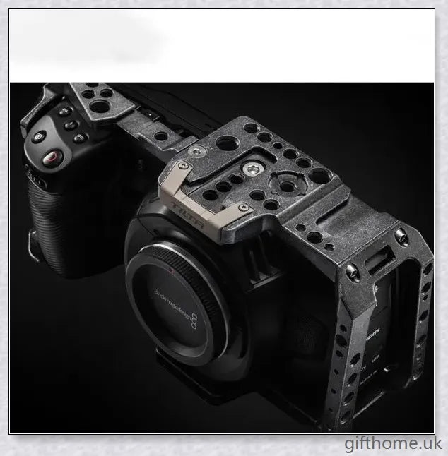 Premium aluminium alloy camera protective case with surrounding cage for enhanced support and security