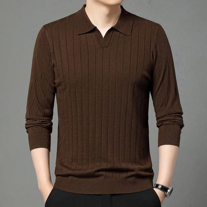 Men's autumn pullover sweater in various colours and sizes, featuring a cosy and versatile design for casual wear