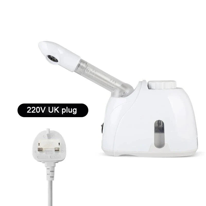 Ozone Nano Facial Steamer & Humidifier - Luxurious at-home spa device for deep cleansing, hydration, and skin rejuvenation