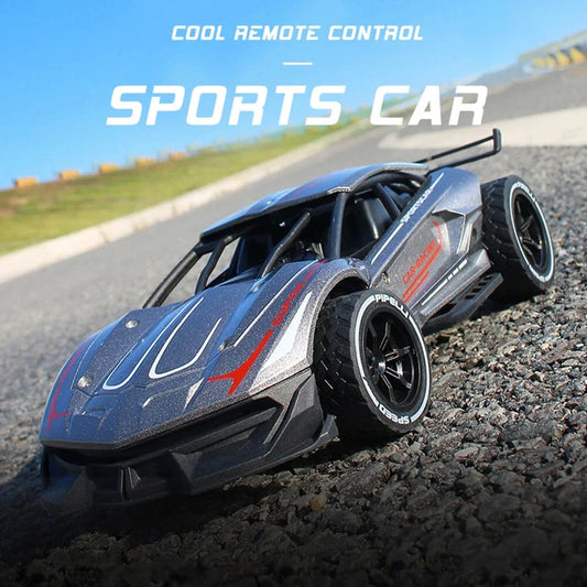 A 1:20 scale remote control car with a durable alloy and plastic body, designed for high-speed off-road adventures.
