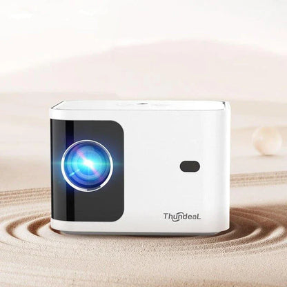 High-Definition 1080P 4K Video Portable Projector with 5G Wi-Fi and Android OS for Immersive Home Entertainment