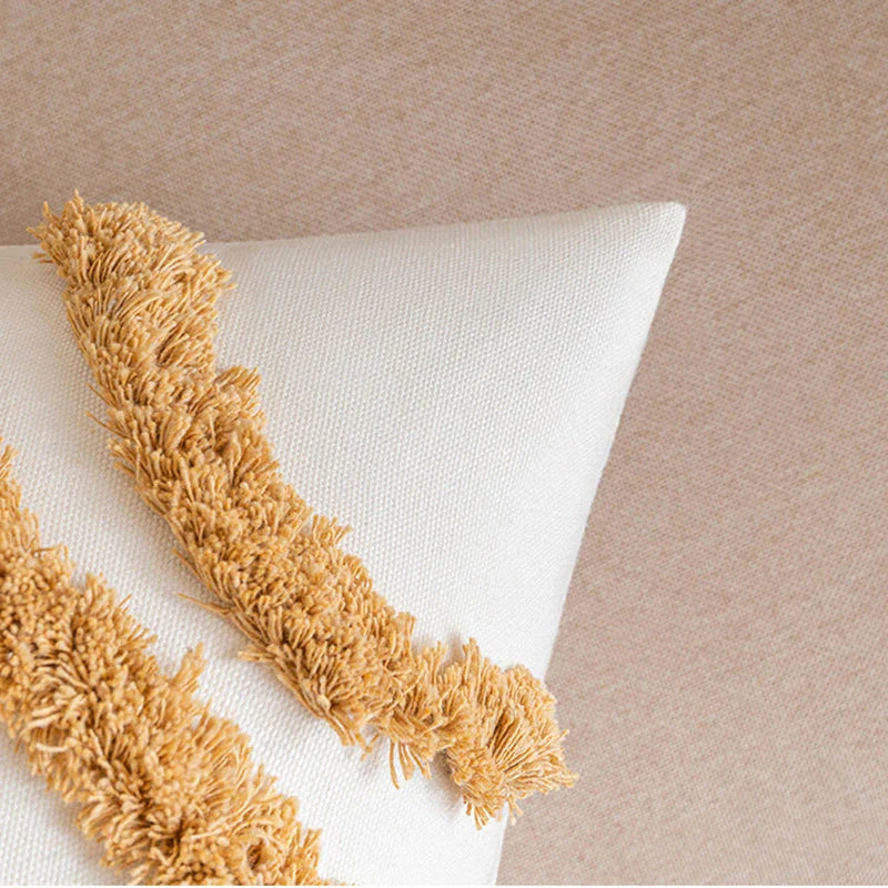 Elegant Boho Tufted Abstract Cushion Covers in Multicolor for Sofa and Bed
