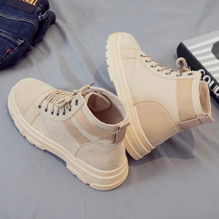 Stylish and comfortable breathable canvas casual shoes for men, available in a range of classic colours