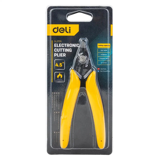 Premium 4.5-Inch Plastic Cutting Nippers with Non-Slip Handle for Electricians, DIY Enthusiasts, and Professionals
