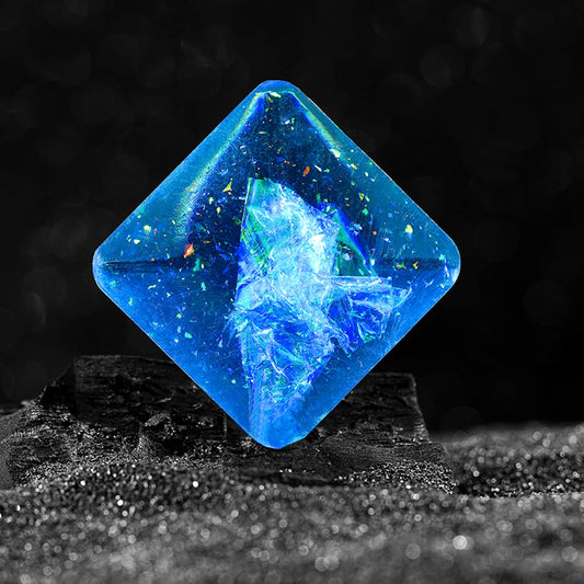 Trendy quadrilateral kinetic energy relief spinner with a mesmerising starry sky design