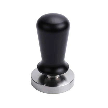 Premium stainless steel coffee tamper with ergonomic design and variety of size options for baristas and coffee enthusiasts