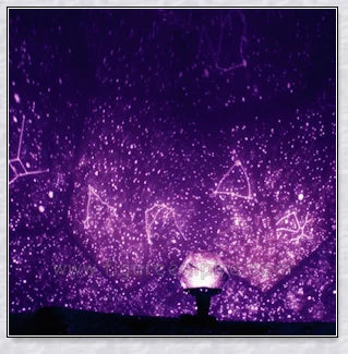 Mesmerising Star Constellation Projector creating a captivating night sky display with changing colours, perfect for relaxation and sleep