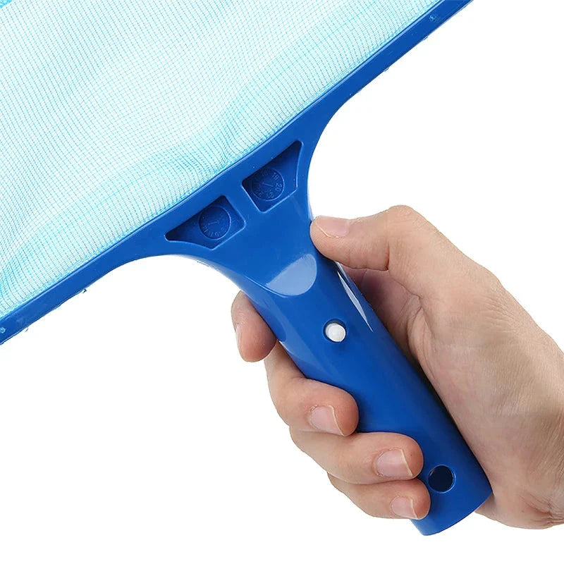 Premium Leaf Rake with Telescopic Pole for Effortless Pool Cleaning - Durable Aluminium Construction, Deep Bag Skimmer Net, Adjustable Reach