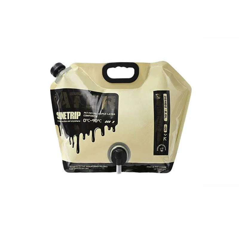 Premium 8L Folding Camping Water Bag with Faucet Tap - Durable, Lightweight, and Convenient Outdoor Hydration Solution