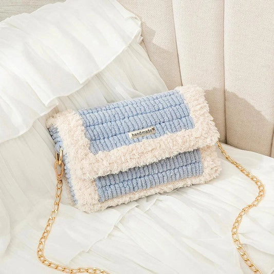 Handcrafted DIY sewing kit with Merino wool materials and tutorial for creating cosy, personalised accessories and gifts